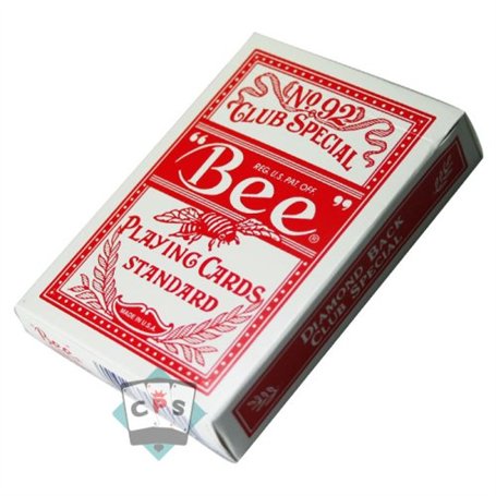 Cartes Bee - Cartes Poker - Cartes Bee rouge
