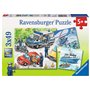 Ravensburger - 09221 5 - Puzzle - Forces De Police - 3 x 49 Pièces
