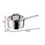WMF Function 4 Casserole avec couvercle Acier inoxydable 18/10 16 cm