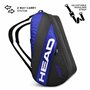 HEAD Team Padel Bag L Sac Unisexe, Bleu/Noir, L