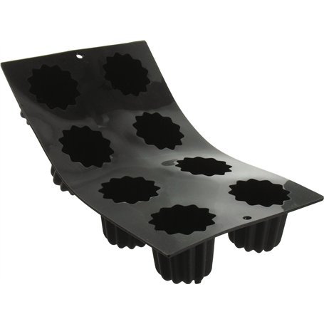 De Buyer - Plaque de 8 Canelés MOUL'FLEX en silicone - 17