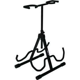 QUIK LOK - QL/694 Support Universel Double, Série QL, Avec support de manche réglable en hauteur, Pour 2 guitares acoustiques ou QUIK LOK - QL/694 Support Universel Double