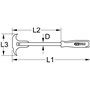 KS TOOLS 550.1060 Outil pour extraire les joints 300 mm