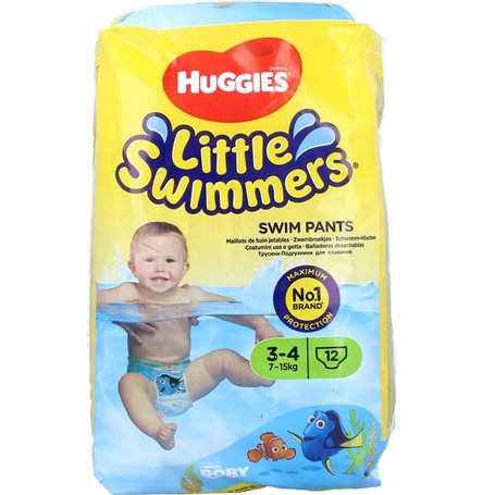 HUGGIES Little Swimmers T3-4 X12