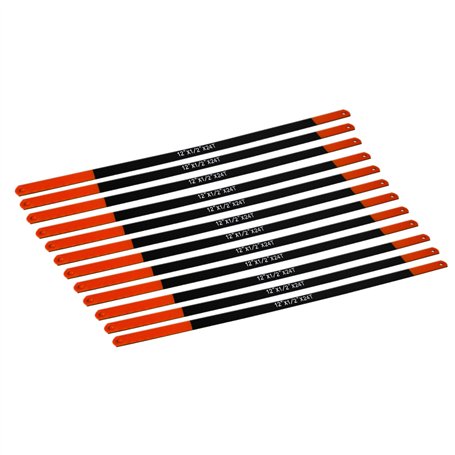 Rolson Lames de scie à métaux 300 mm (12 pièces)