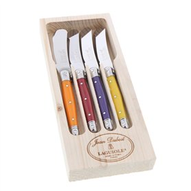 Laguiole Jean Dubost 97455 Mini Coffret 4 Tartineurs ABS Fruités Mixés Laguiole Jean Dubost 97455 Mini Coffret 4 Tartineurs ABS Fruités Mixés