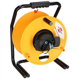 Brennenstuhl 1319000 Brobusta G Dévidoir vide, Noir/jaune, Ø380 mm Brennenstuhl 1319000 Brobusta G Dévidoir vide