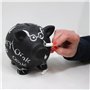 Michel Toys Pajoma Tirelire en céramique avec revêtement en Ardoise