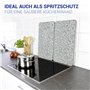 WENKO Plaque de Recouvrement Universelle Mod. Granit, réglable en hauteur pour tout type de cuisinière, planche à découper et pr