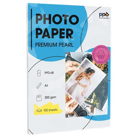 PPD A4x100 Feuilles Papiers Photo Super Premium Satiné