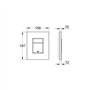 Grohe Plaque de Commande Wc Skate Cosmopolitan 38821000 , Gris (Import Allemagne)