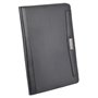 Alassio Réf 96086-1 Conférencier A4 avec calculatrice et bloc-notes Similicuir (Noir)