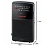 Sangean SR-35 Radio Portable compacte avec Haut Parleur intégré Noir