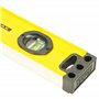 STANLEY 1-43-524 Niveau 60 cm - Gamme FATMAX - Structure en Aluminium Renforcé- 3 Fioles Haute Visibilité - 2 Semelles Usinées -