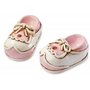 Baby / Geburt Dekoration Décoration de table et de gâteau - Modèle Chaussons de bébé - Rose
