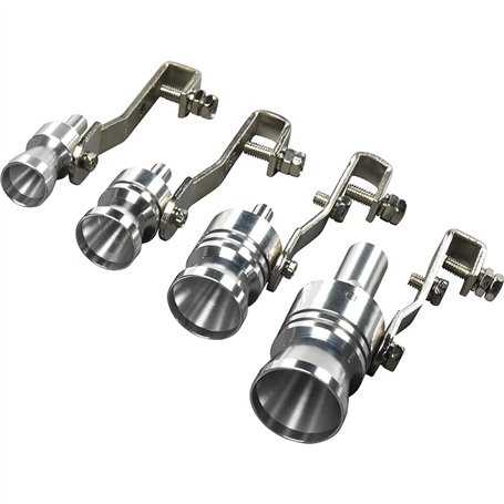AUTO-STYLE Sifflet d'échappement universel 'Turbo' - pour diamètre 37-48mm