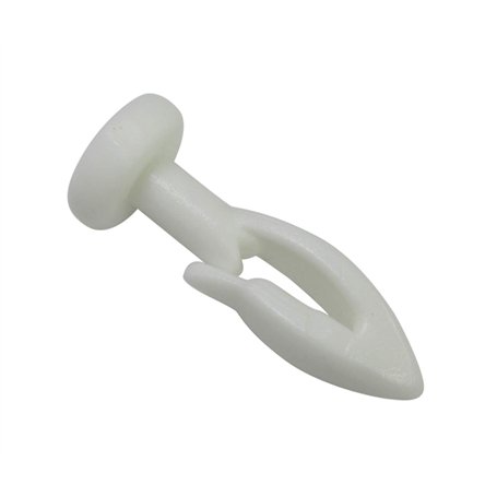 Gardinia Glissière avec Crochet pour modèles de tringles à Rideaux GE et P2U