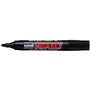 Uniball Uni Prockey PM122-N Marqueur permanent Pointe ogive Corps plastique Encre pigmentée à base d'eau Noir Lot de 12