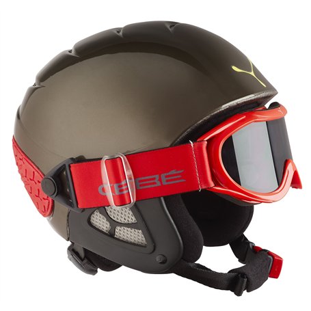 Cébé Twinny Casque Enfant Rouge Métal 50-52 cm