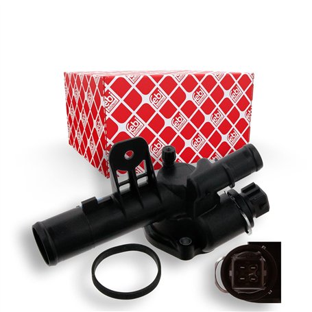 FEBI BILSTEIN 32651 Thermostat d'eau avec boîtier avec capteur de température avec joint d'étanchéite 89°C