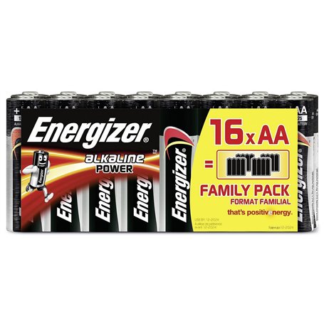 Pile LR6 (AA) alcaline(s) Energizer E300173000 Power LR06 1.5 V 16 pc(s)
