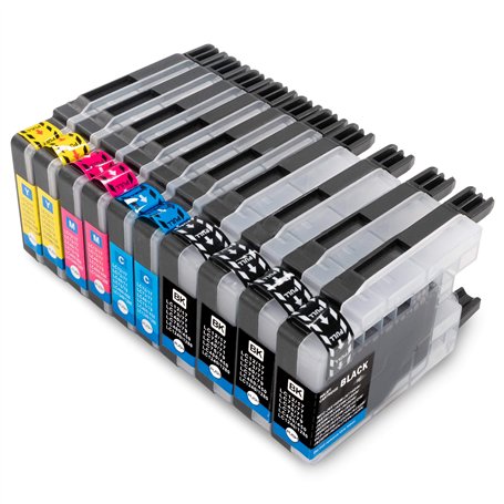 Lot de 10 cartouches d'encre XL Brother LC1220 pour Brother MFC 5910 6510 6710 6910 MFC-j5910DW MFC-j6510DW MFC-j6710DW MFC-J691