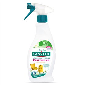 Sanytol - Désodorisant Textiles Désinfectant - 500 ml - Lot de 2 - Tous Types de Textiles - Bactéricide, Virucide - Sans Résidus Sanytol - Désodorisant Textiles Désinfectant - 500 ml - Lot de 2 - Tous Types de Textiles - Bactéricide