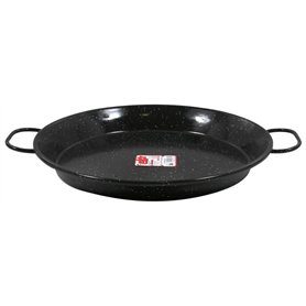 Esmaltaciones la Estrella Jaspeada Plat à Paella Valencienne 34 cm Esmaltaciones la Estrella Jaspeada Plat à Paella Valencienne 34 cm
