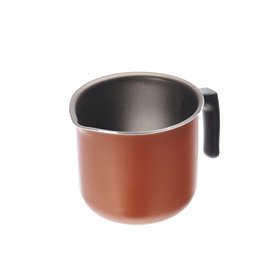 Alluflon Zecchino Casserole à Lait Antiadhérente avec Bec Verseur, Diamètre 10cm, Aluminium, Orange Alluflon Zecchino Casserole à Lait Antiadhérente avec Bec Verseur
