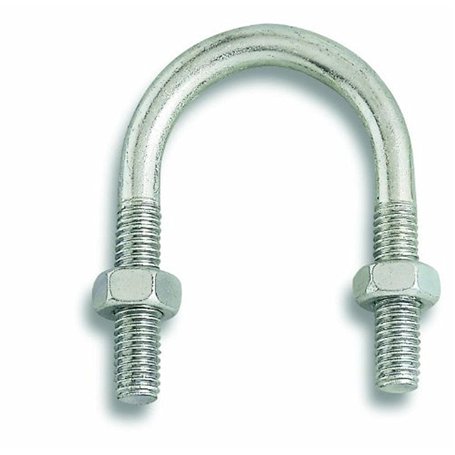 Chapuis VFT5 Lot de 2 Brides fixation tube acier zingue M 8 mm Largeur intérieur 34 mm