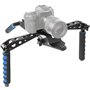 Neewer 10036972 Kit de Stabilisation Epaule en Alliage d'Aluminium Pliable DSLR Rig Film Kit pour Canon Nikon Sony Fujifilm Olym