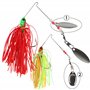 Lot de 6 PCS Leurre de pêche spinnerbaits Cuillère en métal pour appât Pike Basse Swimbait