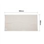 Vogue E929 Chiffon de cuisine en coton résistant Beige 50 x 101 cm