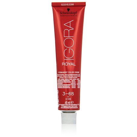 Igora Royal 3-68 Châtain Foncé Marron Rouge 60 ML