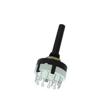 COMMUTATEUR Rotatif 1 Circuit / 12 Positions - COSSES A SOUDER