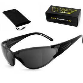 HSE SportEyes® | Anti-buée, coupe-vent, verre de sécurité HLT® en plastique conforme à la norme DIN EN 166 | Lunettes de sport,  HSE SportEyes® | Anti-buée