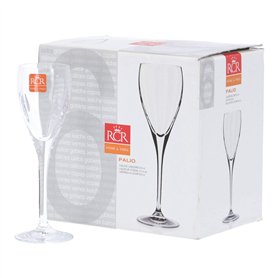 RCR Palio Verres à Liqueur Verre Transparent Lot de 6 Pièces-8 cl RCR Palio Verres à Liqueur Verre Transparent Lot de 6 Pièces-8 cl
