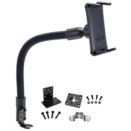 Arkon Rail de siège de Voiture ou au Sol Support de Fixation pour iPad Mini ou iPhone 7 6S 6 Plus iPhone 7 6S 6 5S Retail Noir