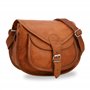 Gusti Sac cuir - Evelyn Sac a main Femme Sac bandouliere Sacoche Marron Cuir