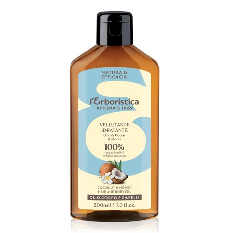 L'ERBORISTICA DI ATHENA'S DAL 1969 - Huile de noix de coco et de monoï pour le corps et les cheveux