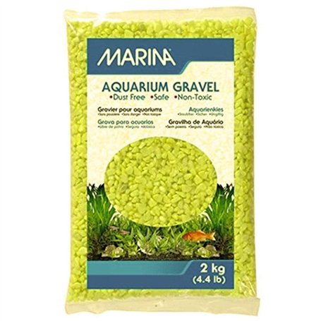 Marina (6 Gravier décoratif Jaune 2 kg