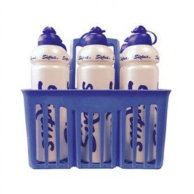 Sixtus Panier porte-bidons avec 6 gourdes Sixtus de 1 l Sixtus Panier porte-bidons avec 6 gourdes Sixtus de 1 l