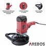Arebos Ponceuse à Beton Rabot | fraiseuse a Beton | 1500 W | avec les Accessoires | réglable en hauteur