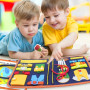 Vlecexs Montessori Jeux Plaque Activité Couverture 91 Sensorielle Apprentissage Jouets Enfants Garçons Filles 1 2 3 4 Ans Voyage