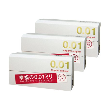Sagami Original 001 Condom Lot de 3 pièces par Sagami