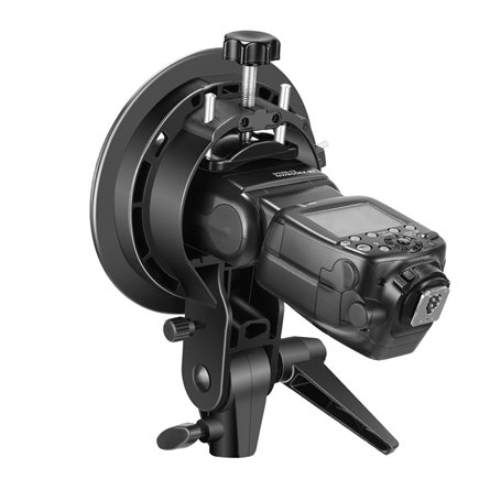 Neewer S-type Support de Flash avec Bowens Monture pour Flash Snoot Softbox Boîte à Lumière Bol de Beauté Réflecteur Parapluie D
