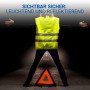 elasto form Set de 5 gilets jaunes de sécurité routière certifiés EN ISO 20471 - un gilet de sécurité pour chaque passager !