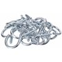 Bulk Hardware BH01111 Paquet de 20 Crochets à vis chromés 25 mm Gris