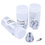 TIMBERTECH - ABPST03 Pistolet Aerographe Set de 2 aérographes avec 6 Aiguilles, 6 Embouts, 2 adaptateurs, 2 tuyaux et 2 étuis