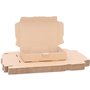 OfficeKing 25Carton d'expédition pliable 24 x 16 x 4,5 cm, Marron, MB-3 cartons d'expédition extra-plats DIN A5 (23 x 15,5 x 4,1